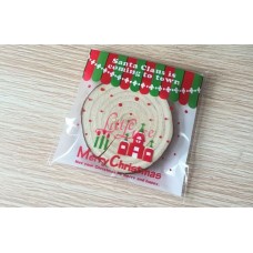 Plastik Cookies 10x10 Merry Christmas