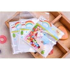 Plastik Cookies 10x10 Rainbow