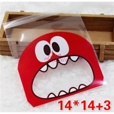 Plastik Cookies 14x14 Red Mouth