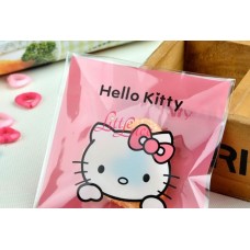 Plastik Cookies 10x10 Hello Kitty Pink
