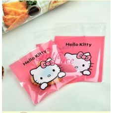 Plastik Cookies 7x7 Hello Kitty Pink