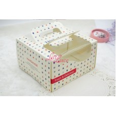 Cake Box Handmade White