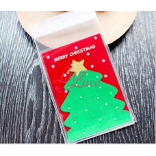 Plastik Cookies 7x10 Christmas Tree Star Plastik Cookies 7x10 Christmas Tree Star