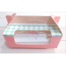 Cupcake Box 6 Pink Plaid