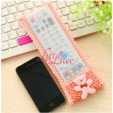 Sarung Remote Bear Pink Medium