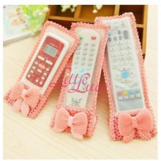 Sarung Remote Bow Pink Medium