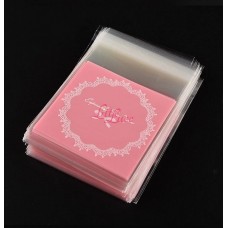Plastik Cookies 10x10 Lace Pink