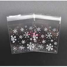 Plastik Cookies 7x7 Snowflakes