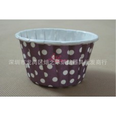 Cupcake Cup Med Glossy Purple