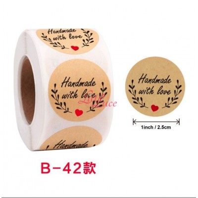 Sticker Roll Handmade Love