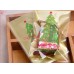 Plastik Cookies 9x15 Golden Christmas Tree