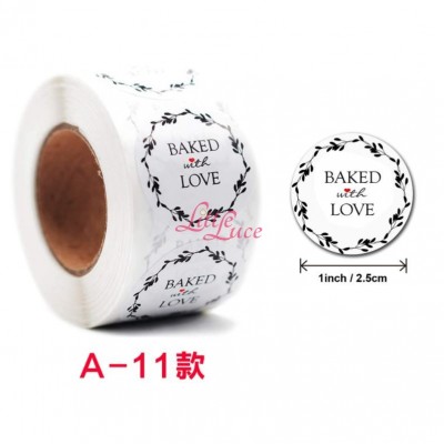 Sticker Roll Bake Love 1