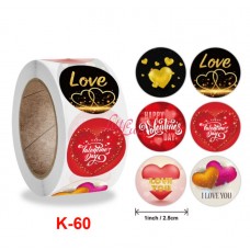 Sticker Roll Valentine1