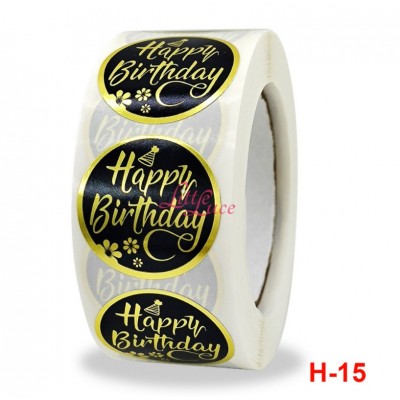 Sticker Roll Happy Birthday 7